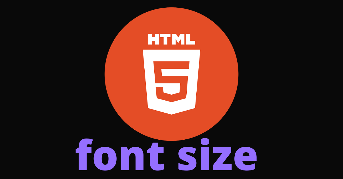HTML font size——如何使用内联 CSS 样式更改文本大小