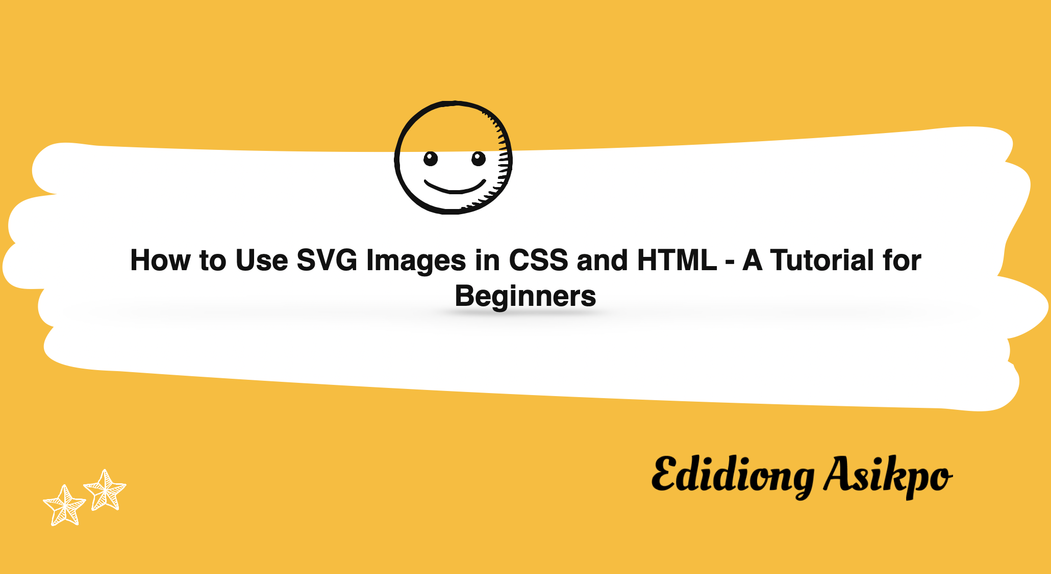 如何在 HTML 和 CSS 中使用 SVG 图像