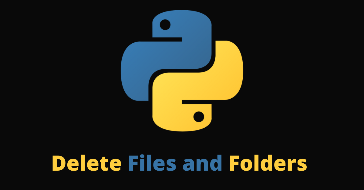 Python 删除文件和文件夹