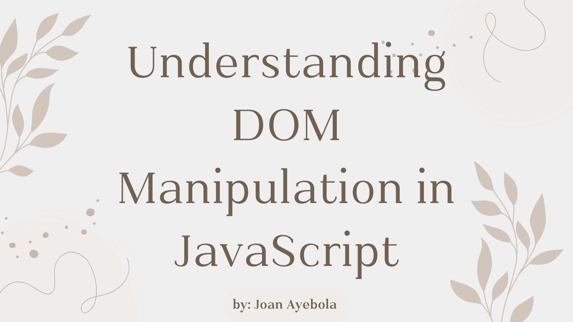 JavaScript 中的 DOM 操作——面向初学者的全面指南